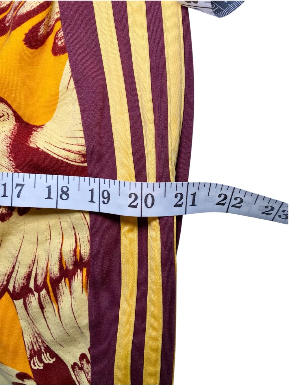Adidas x FARM Rio Yellow Tropical Bird Toucan Racerback Midi Dress Size XL - Picture 13 of 15